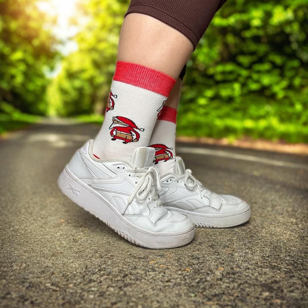 Weihnachtsmann mit Stil Socken