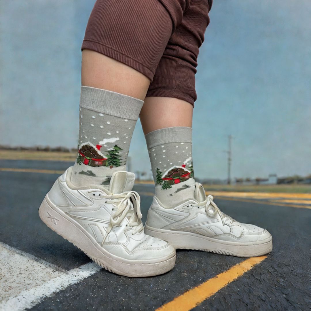 Jurte. Gemütlichkeit pur. Socken