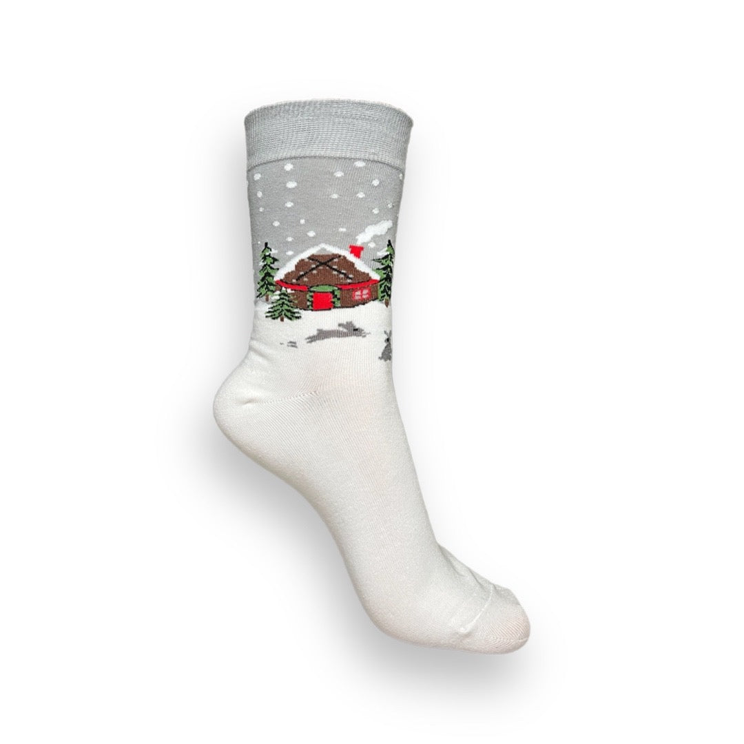 Jurte. Gemütlichkeit pur. Socken