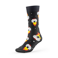 Lustige Motivsocken – Jurte Rakete