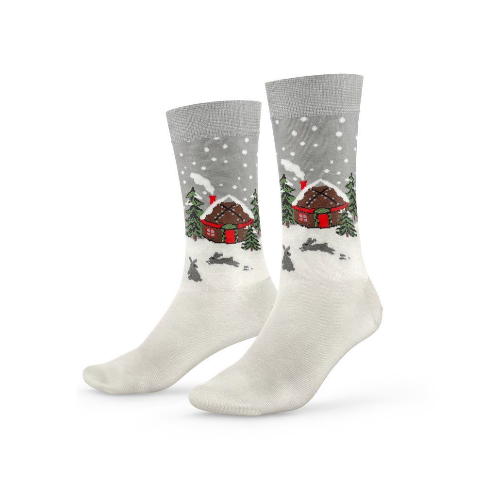 Yurt. Pure coziness. Socks