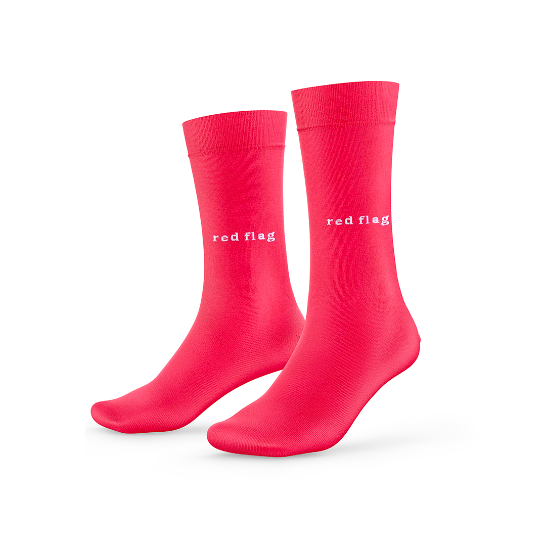 Red Flag Socken
