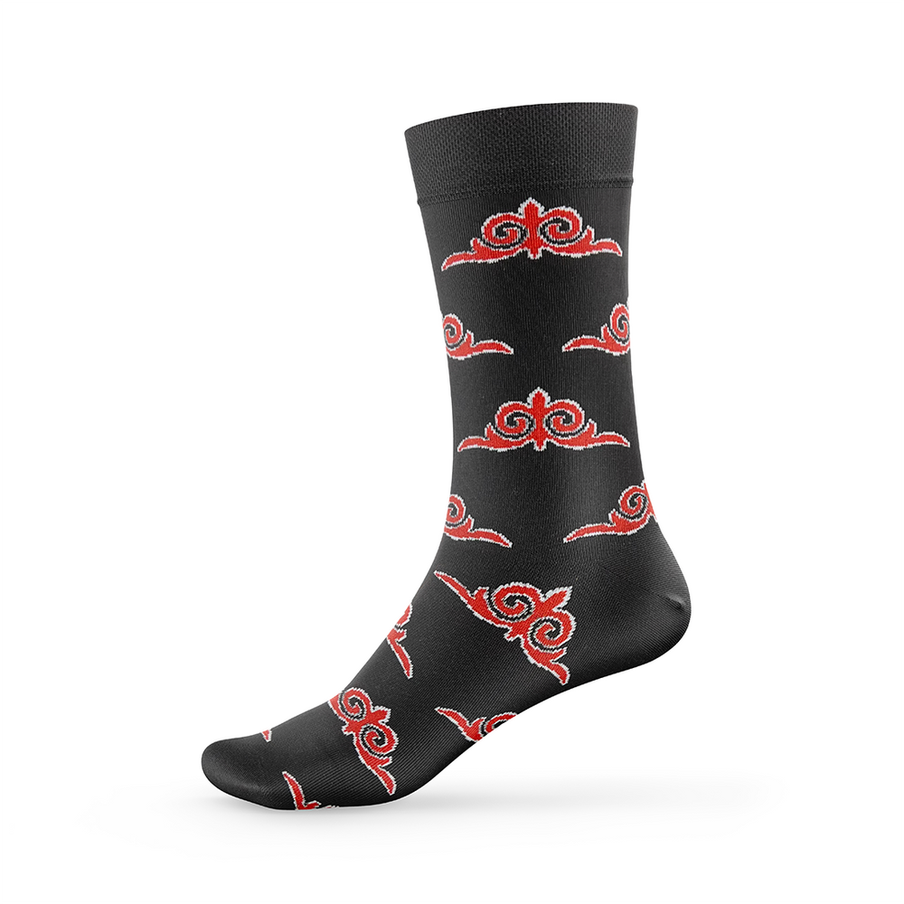 Rote Wolke Socken