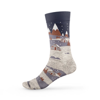 Bergtal-Muster Socken – Ak Sai