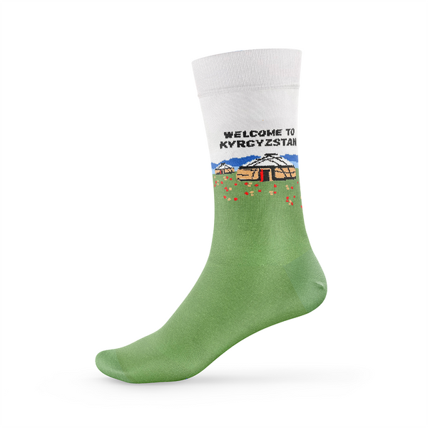 Kirgistan-Socken – Welcome to Kyrgyzstan