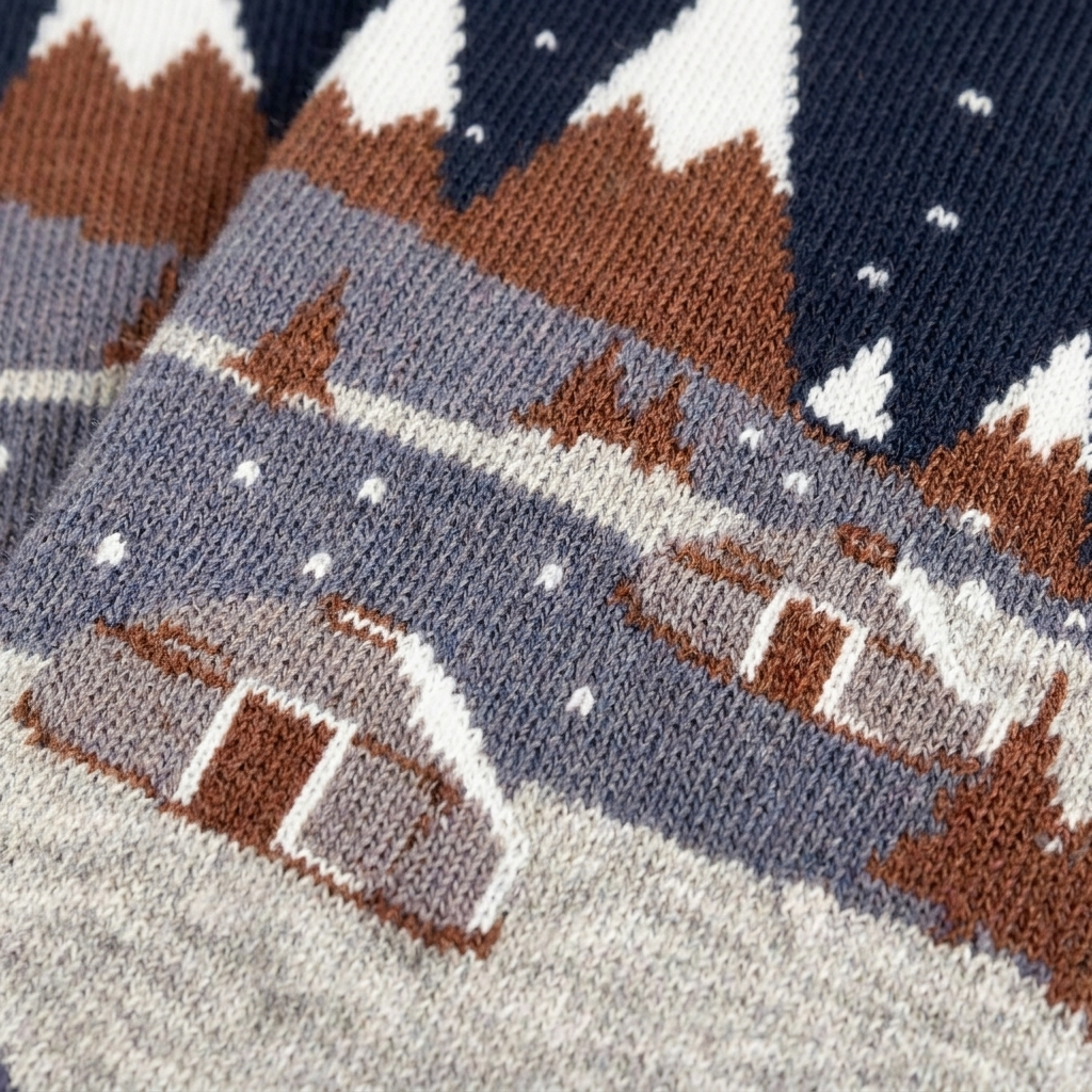 Bergtal-Muster Socken – Ak Sai