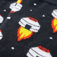 Lustige Motivsocken – Jurte Rakete