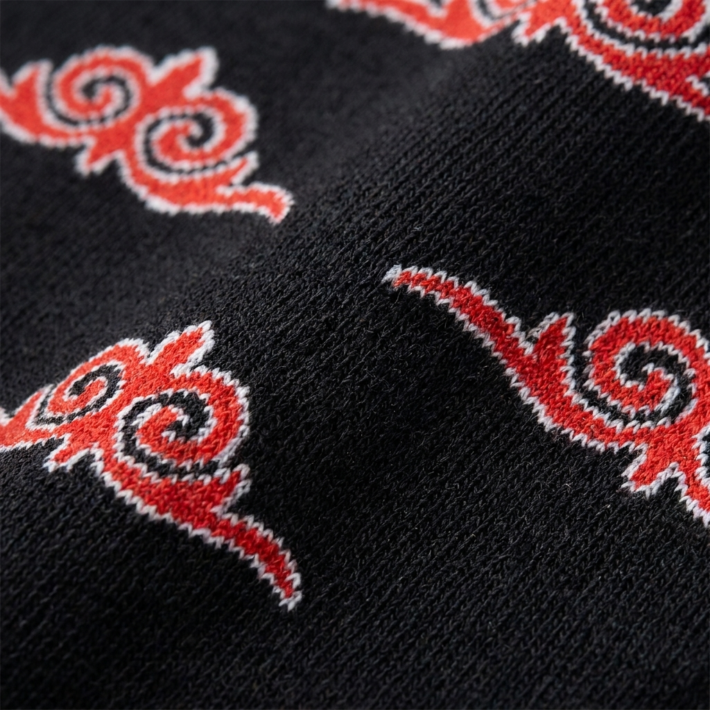 Rote Wolke Socken
