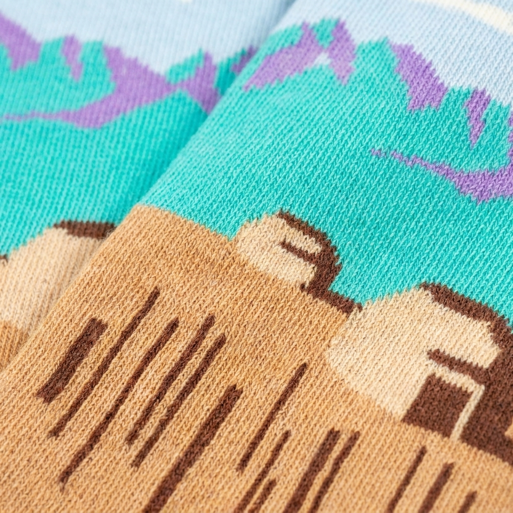 Steppen-Muster Socken – Sary Oi