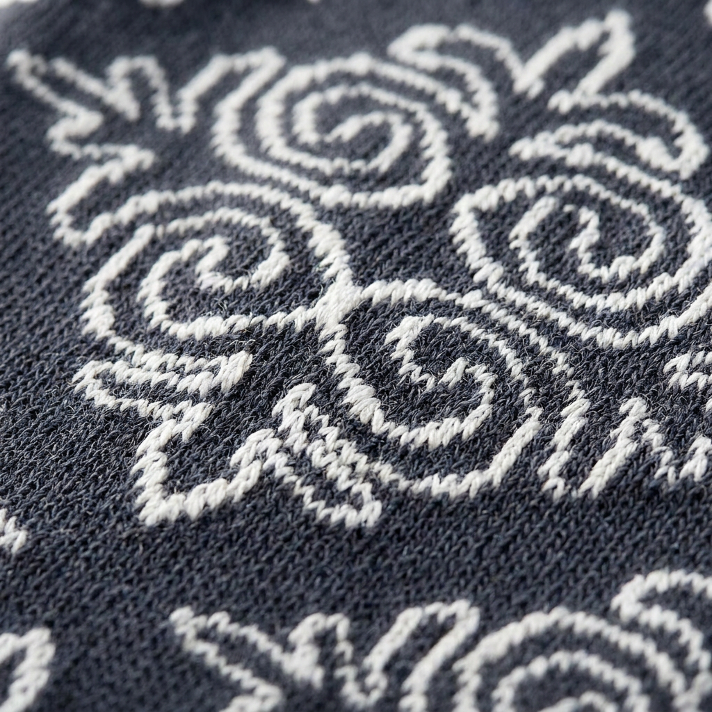 Tribal-Muster Socken Schwarz – Oimo