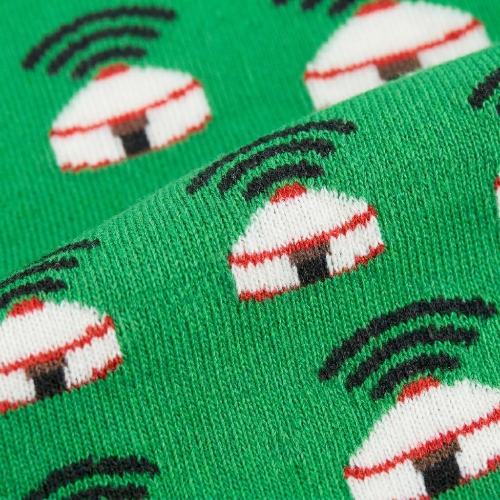 Lustige Motivsocken – WLAN Jurte