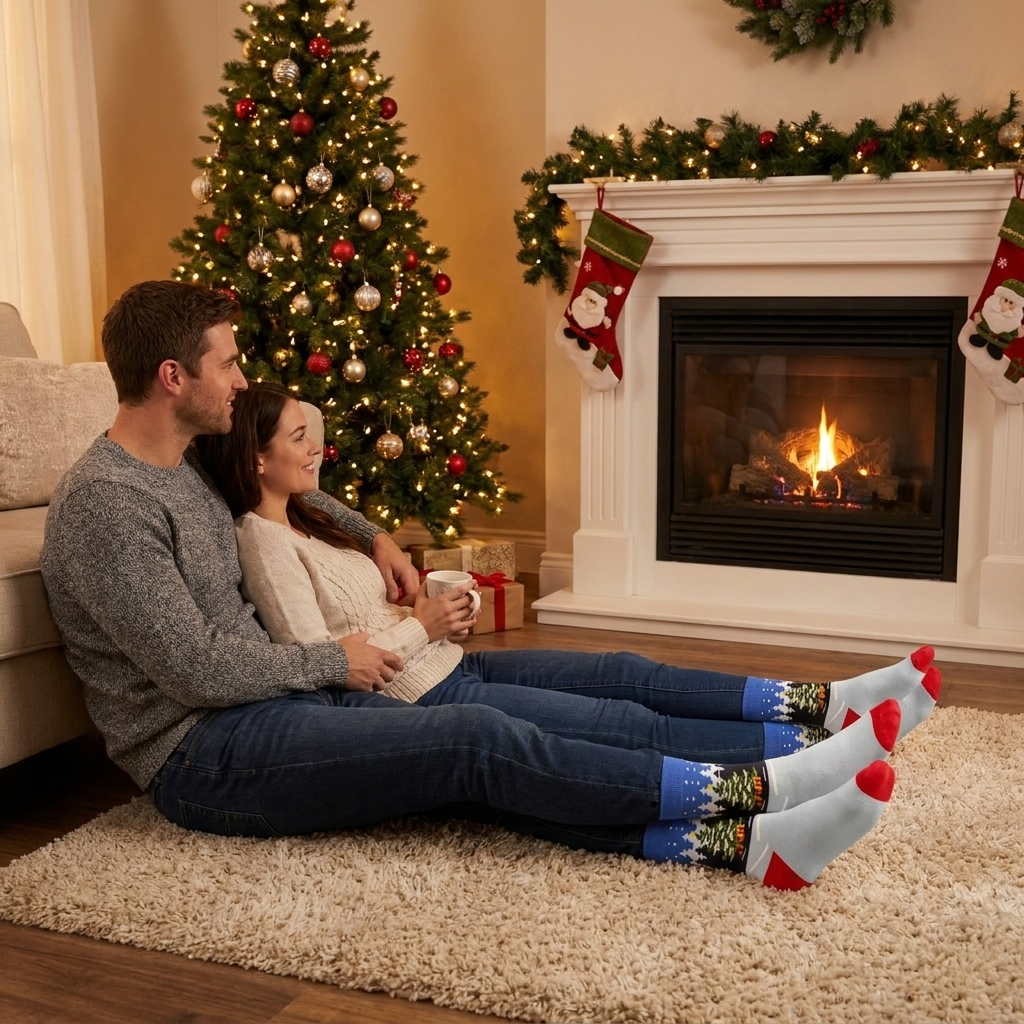 Tannenbaum Socken – Weihnachtsmotiv